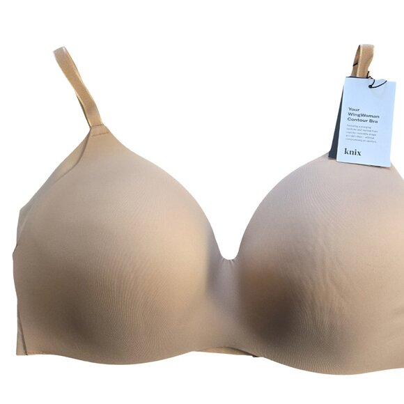 NWT KNIX WingWoman Contour Bra sz 8 Nude - Picture 2 of 10